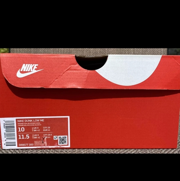 Nike dunk low snakeskin washed teal bleached coral - Picture 3 of 6